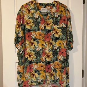 Goodfellow Button Up Short Sleeve Hawaiian Shirt